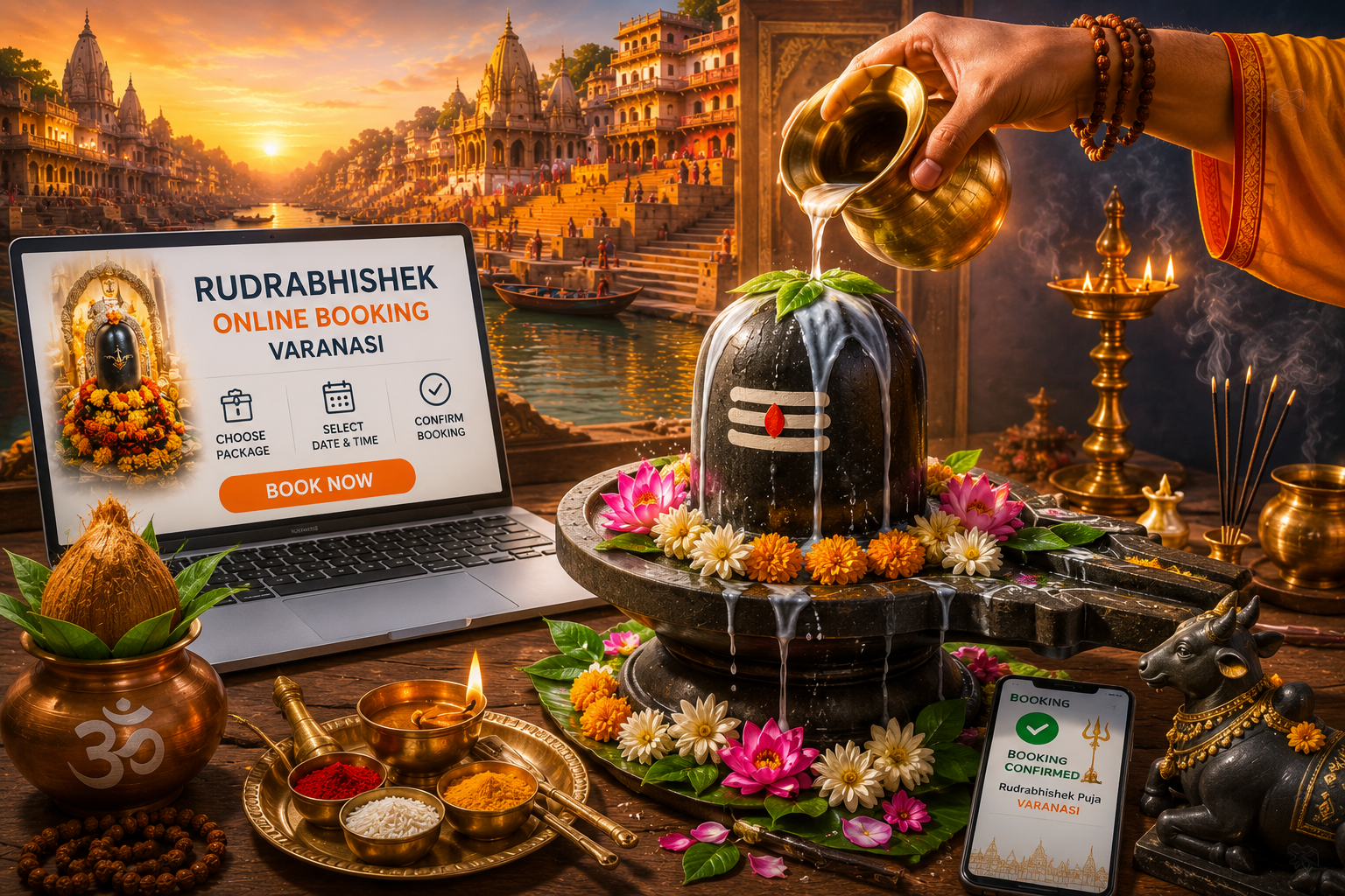 Rudrabhishek online booking puja Varanasi