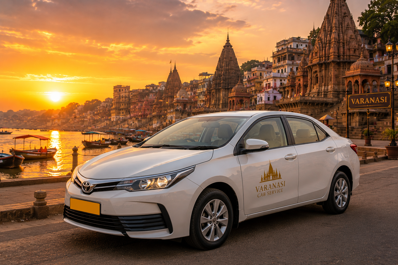 Cab and taxi booking service in Varanasi for pilgrimage tours